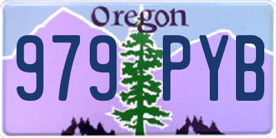OR license plate 979PYB