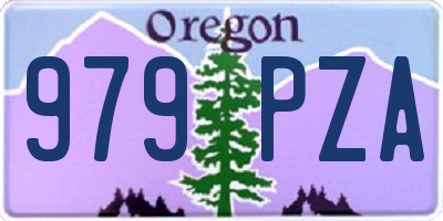 OR license plate 979PZA