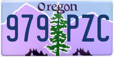 OR license plate 979PZC