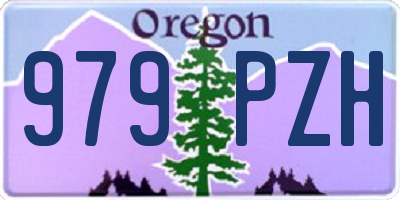 OR license plate 979PZH