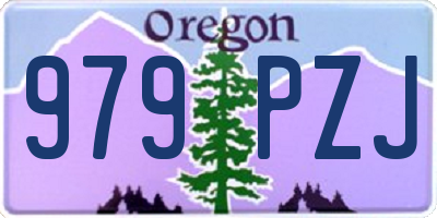 OR license plate 979PZJ