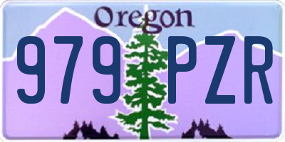 OR license plate 979PZR