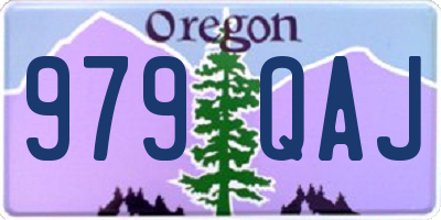 OR license plate 979QAJ