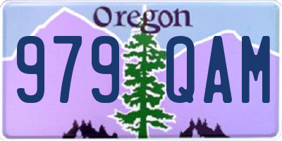 OR license plate 979QAM