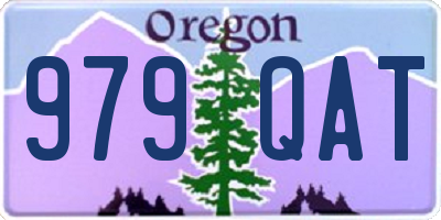 OR license plate 979QAT