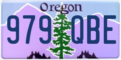 OR license plate 979QBE
