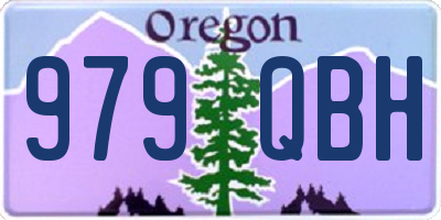 OR license plate 979QBH
