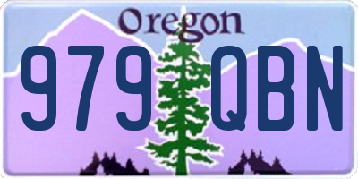 OR license plate 979QBN