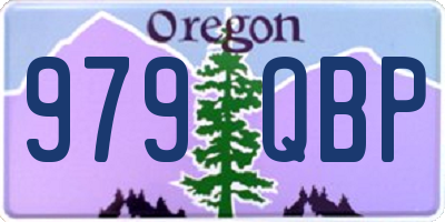 OR license plate 979QBP
