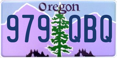 OR license plate 979QBQ