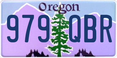 OR license plate 979QBR