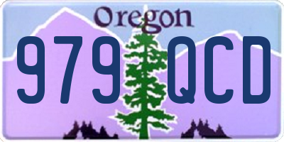 OR license plate 979QCD