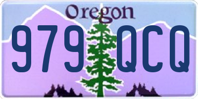 OR license plate 979QCQ