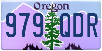 OR license plate 979QDR