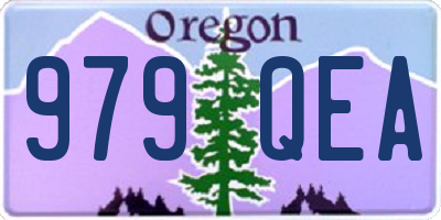 OR license plate 979QEA
