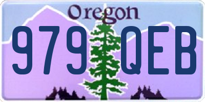 OR license plate 979QEB