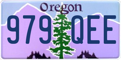 OR license plate 979QEE