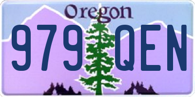 OR license plate 979QEN