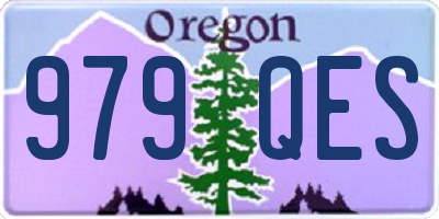 OR license plate 979QES