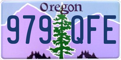 OR license plate 979QFE