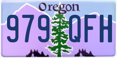 OR license plate 979QFH