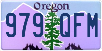 OR license plate 979QFM
