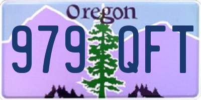 OR license plate 979QFT