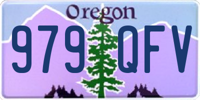 OR license plate 979QFV