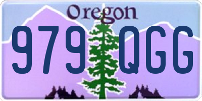 OR license plate 979QGG