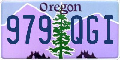 OR license plate 979QGI