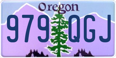 OR license plate 979QGJ