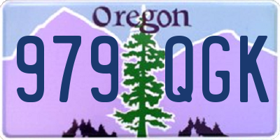 OR license plate 979QGK