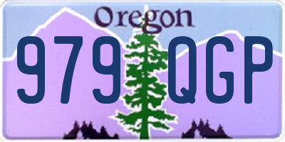 OR license plate 979QGP