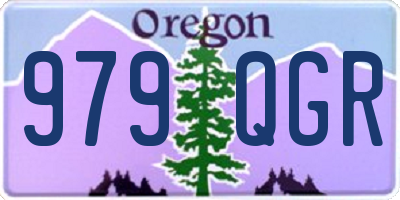 OR license plate 979QGR
