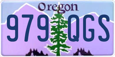 OR license plate 979QGS