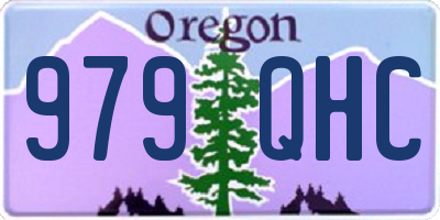 OR license plate 979QHC