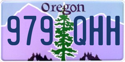 OR license plate 979QHH