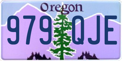 OR license plate 979QJE