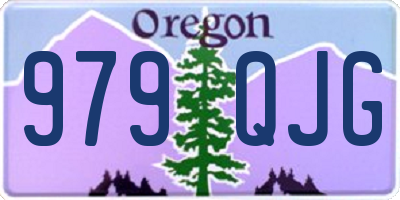 OR license plate 979QJG