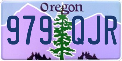 OR license plate 979QJR