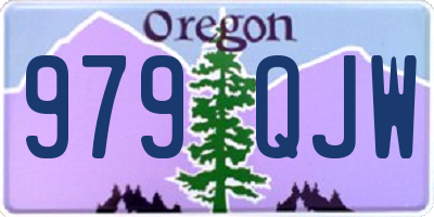 OR license plate 979QJW