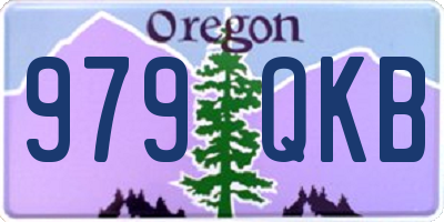 OR license plate 979QKB