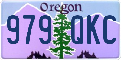 OR license plate 979QKC