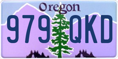 OR license plate 979QKD