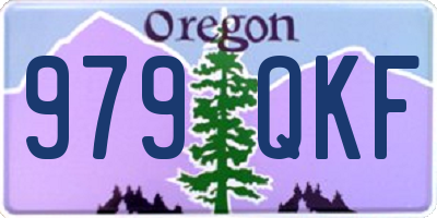 OR license plate 979QKF