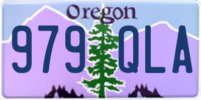 OR license plate 979QLA