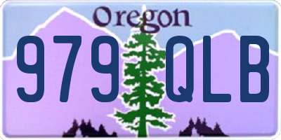 OR license plate 979QLB