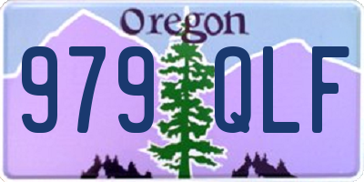 OR license plate 979QLF