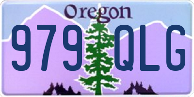 OR license plate 979QLG