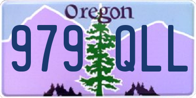 OR license plate 979QLL